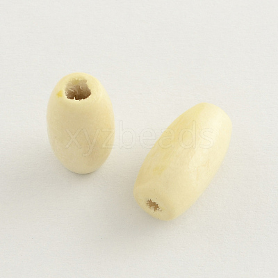 Dyed Natural Wood Beads WOOD-Q003-15x7mm-09-LF-1