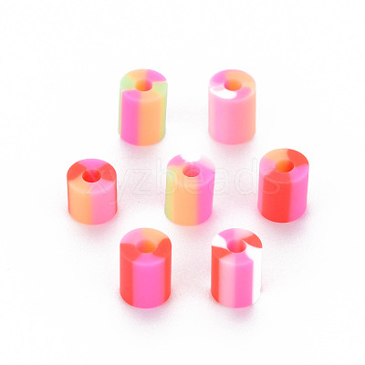 Fixed Mixed 3 Style Handmade Polymer Clay Beads CLAY-S096-012A-1