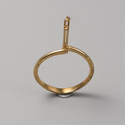 Aluminium Alloy Finger Rings Components FIND-WH0111-275B-G-1