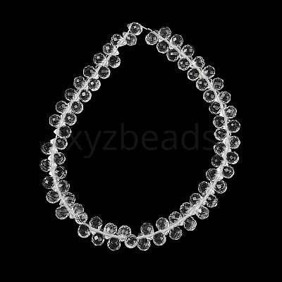 Natural Quartz Crystal Beads Strands GG-CBAB63F-A01-1