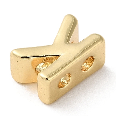 Rack Plating Brass Slide Charms KK-M254-15G-K-1