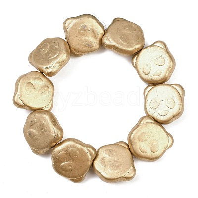 Czech Pressed Glass Beads GLAA-I061-34-1