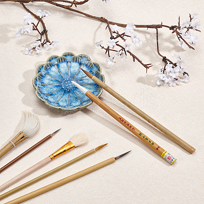 Bamboo Chinese Calligraphy Brush AJEW-OC0001-83-1