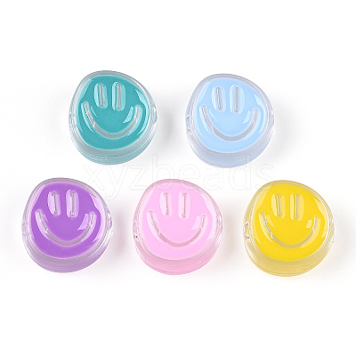 Transparent Acrylic Beads OACR-N137-35-1