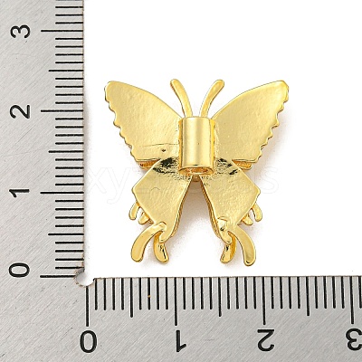 Brass Cubic Zirconia Beads KKB-L215-032G-1
