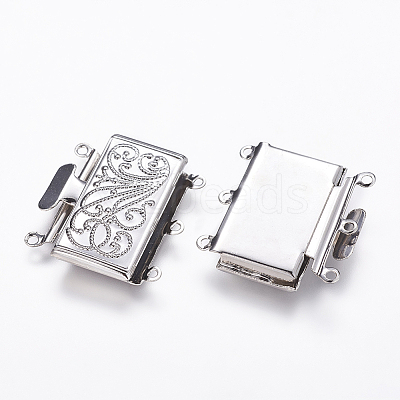 Multi-strand Box Clasps X-KK291-1