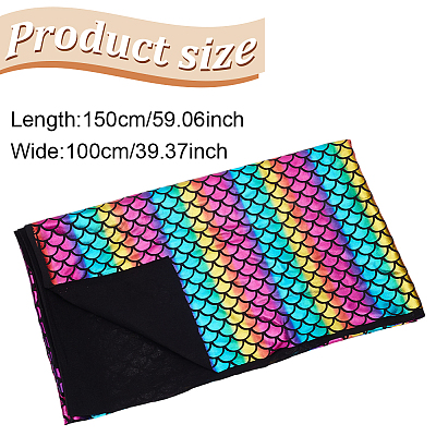Laser Polyurethane Fabric for DIY Crafts DIY-WH0888-07B-1
