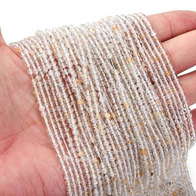 Natural White Topaz Beads Strands G-RM2025-B04-3mm-1