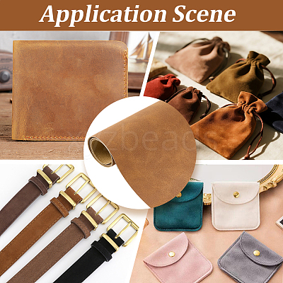 1 Sheet Rectangle PU Leather Fabric DIY-CL0001-51A-1
