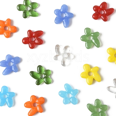 16Pcs 8 Colors Handmade Lampwork Beads LAMP-FS0001-28-1