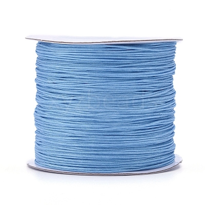 Nylon Braided Cord for Woven Jewelry Making Macrame Craft NWIR-D055-0.6mm-22-1