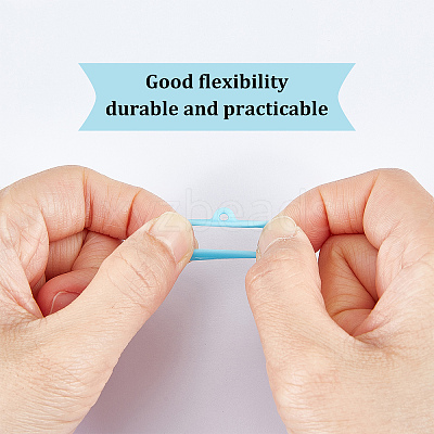 16 Sets 8 Colors Portable Electronic Cigarette Anti-Lost Necklace Lanyard AJEW-GF0006-18-1