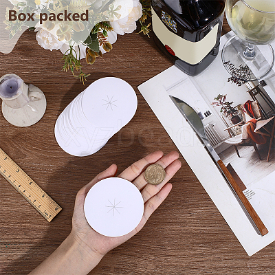 Paper Candle Dust Covers for Candle Cups DIY-BC0016-34A-01-1
