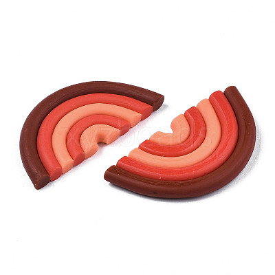 Handmade Polymer Clay Cabochons LS-CLAY-N010-030-05-1