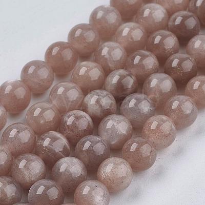 Natural Sunstone Beads Strands G-J157-10mm-07-1