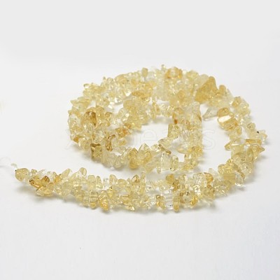 Natural Citrine Beads Strands X-G-F328-13-1