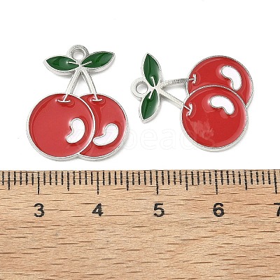 Alloy Enamel Pendants FIND-C087-02P-1