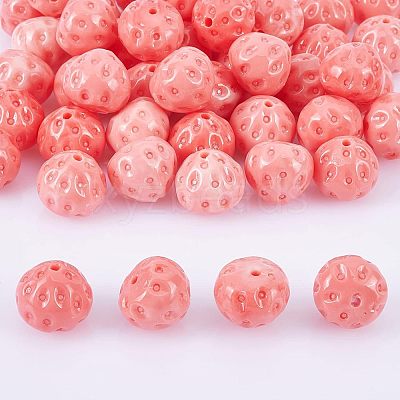 50Pcs Synthetic Coral Beads CORA-NB0001-02-1