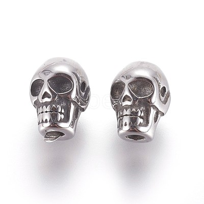304 Stainless Steel Beads STAS-P237-53AS-1
