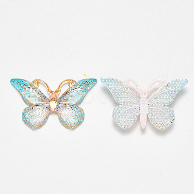 Transparent Acrylic Pendants LS-X-TACR-R140-08G-1