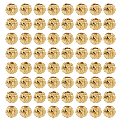 Brass Beads X1-KK-G312-01G-6mm-G-1