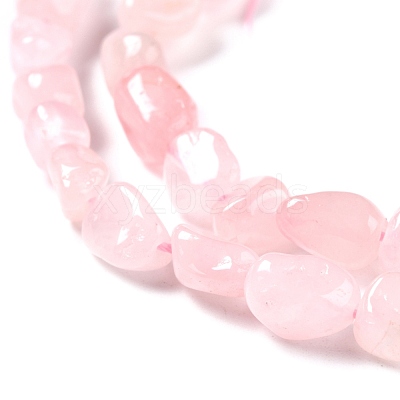 Natural Madagascar Rose Quartz Beads Strands G-G018-13B-1