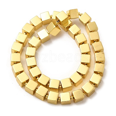 Electroplate Glass Beads Strands EGLA-F166-03B-G-1