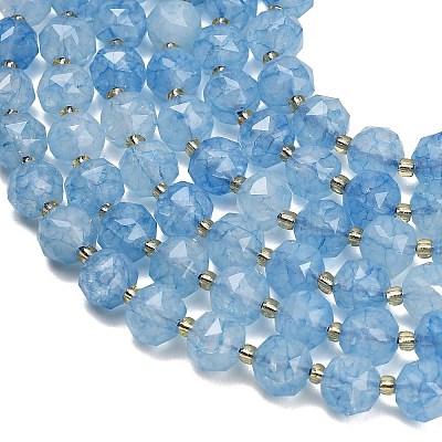 Dyed Imitation Jade Glass Beads Strands GL-Z001-02A-1