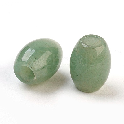 Natural Green Aventurine European Beads X-G-F580-A05-1