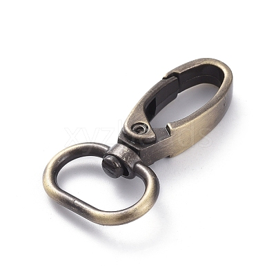 Alloy Swivel Lobster Claw Clasps PALLOY-WH0067-78AB-1