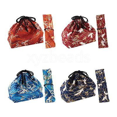 8Pcs 8 Styles Polycotton Bags ABAG-BT0001-03-1