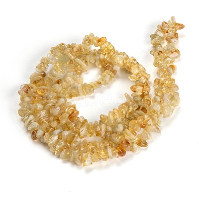 Natural Citrine Beads Strands X-G-F703-04-1