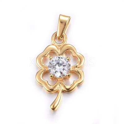 304 Stainless Steel Pendants STAS-P216-51G-1