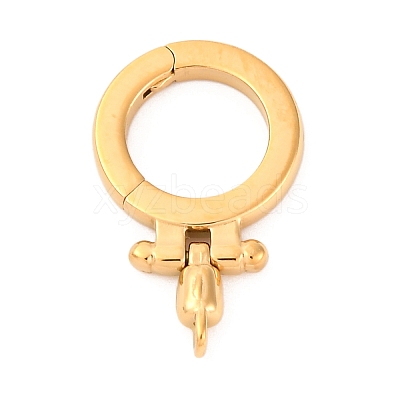 304 Stainless Steel Twister Clasps STAS-S187-01G-1