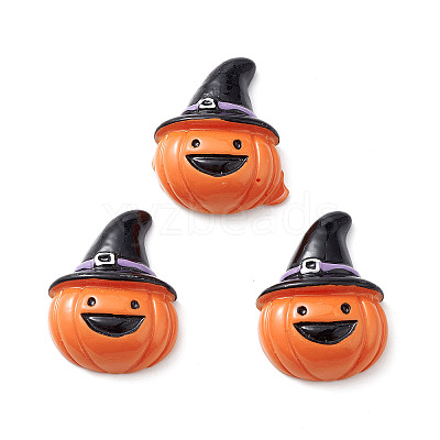 Halloween Opaque Resin Cabochons LS-RESI-K019-53C-1