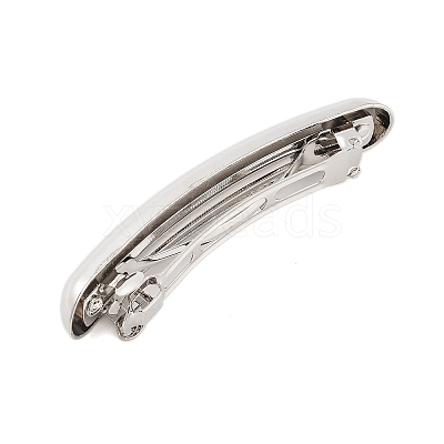 Alloy Hair Barrettes OHAR-H010-01B-P-1