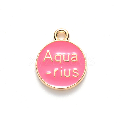 Alloy Enamel Pendants X-ENAM-S124-01B-03J-1