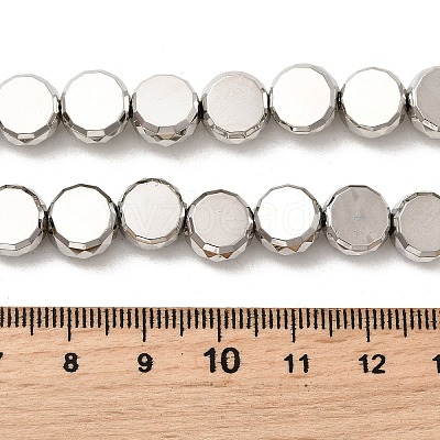 Electroplate Glass Beads Strands EGLA-F166-04C-P-1
