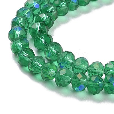 Electroplate Glass Beads Strands X1-EGLA-A034-T6mm-L12-1