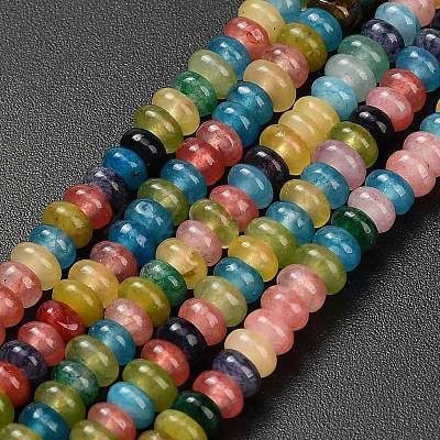 Natural White Jade Beads Strands G-L635-A02-4x2mm-02-1