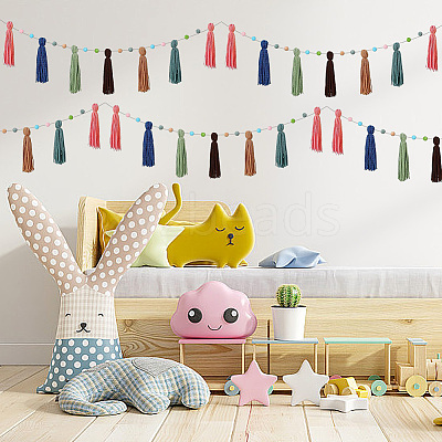 Wool Felt Ball Tassel Garland Banner DIY-WH20011-28B-1