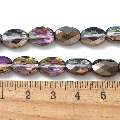 Electroplate Glass Beads Strands EGLA-L045-A-1