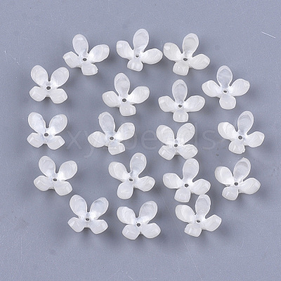 Cellulose Acetate(Resin) Bead Caps KK-S161-05A-1