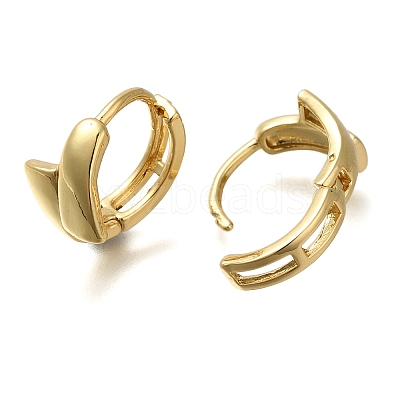 Rack Plating Brass Hoop Earrings KK-S402-03C-1