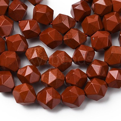 Natural Red Jasper Beads Strands G-Z119-A22-03-1