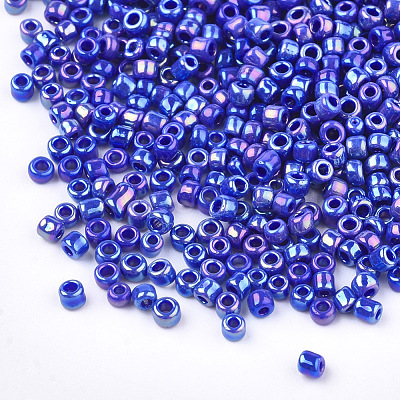 Opaque 12/0 Glass Seed Beads SEED-S023-01C-08-1