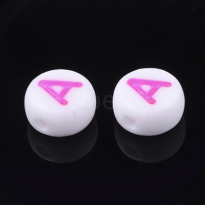 Initial Acrylic Beads OACR-E001-20A-1