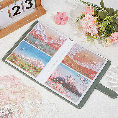 PU Leather Cover Interstitial Album Book AJEW-WH20054-285A-1