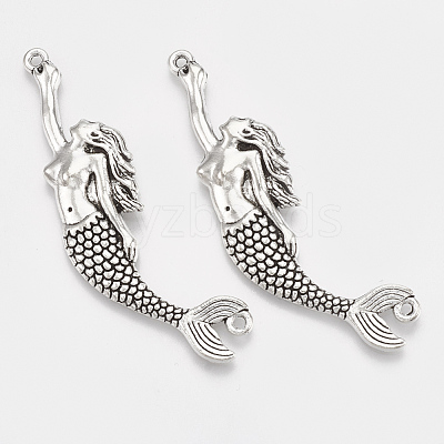 Tibetan Style Alloy Big Pendants X-TIBEP-T052-31AS-RS-1