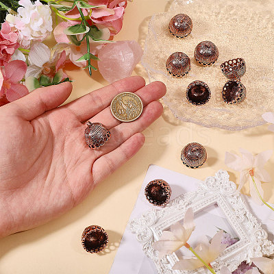 10Pcs Tibetan Style Alloy Pendant Bails FIND-CA0011-43R-1